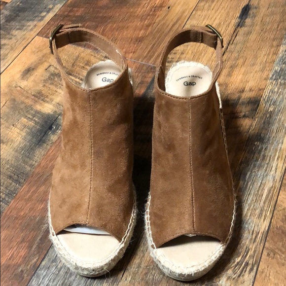gap suede espadrille wedges